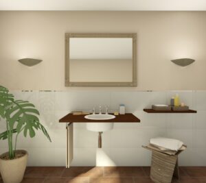 Wandfliese White glossy glänzend 30 x 90 cm