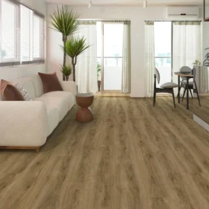 1 Paket (2,9222 m²) Klick-Vinyl EPC Eiche Chalet (240×1522×6,0 mm) +1,5 mm IXPE-Trittschalldämmung, NS=0,55 mm